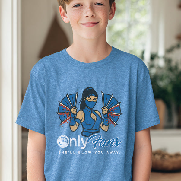 MK Kitana x OnlyFans Parody Mashup (Youth Short Sleeve)
