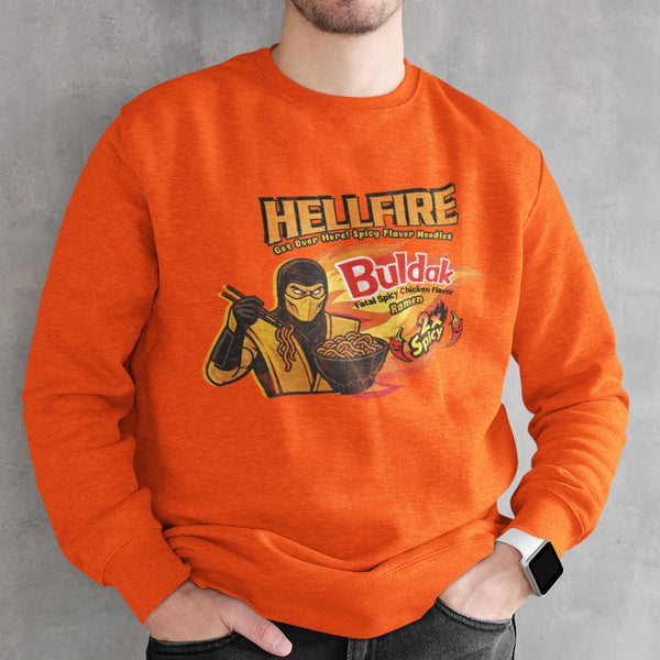 Scorpion Buldak Noodles Mortal Kombat Mashup Series (Unisex Sweatshirt/Hoodie)