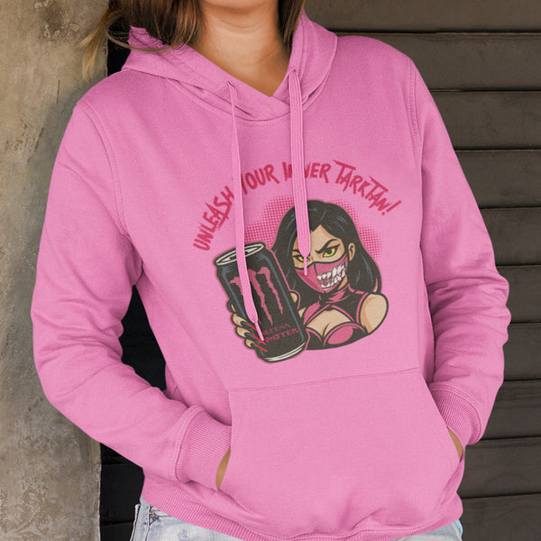 MK Mileena x Monster Energy Parody Mashup (Unisex Hoodie)