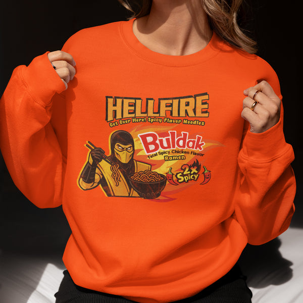 Scorpion Buldak Noodles Mortal Kombat Mashup Series (Unisex Sweatshirt/Hoodie)