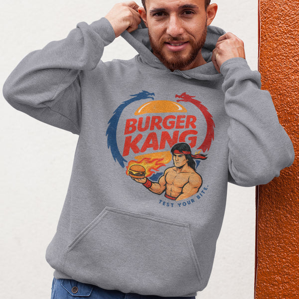 MK Burger Lui Kang Mashup (Unisex Sweatshirt/Hoodie)