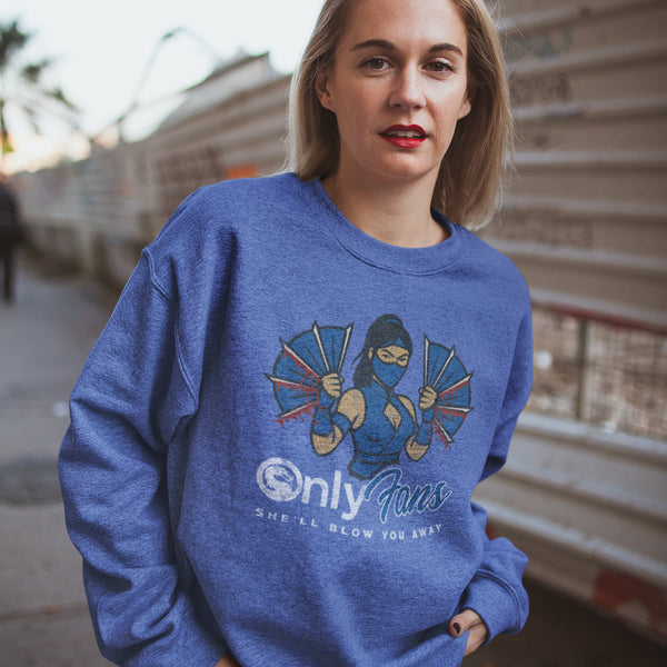 MK Kitana x OnlyFans Parody Mashup (Unisex Sweatshirt/Hoodie)