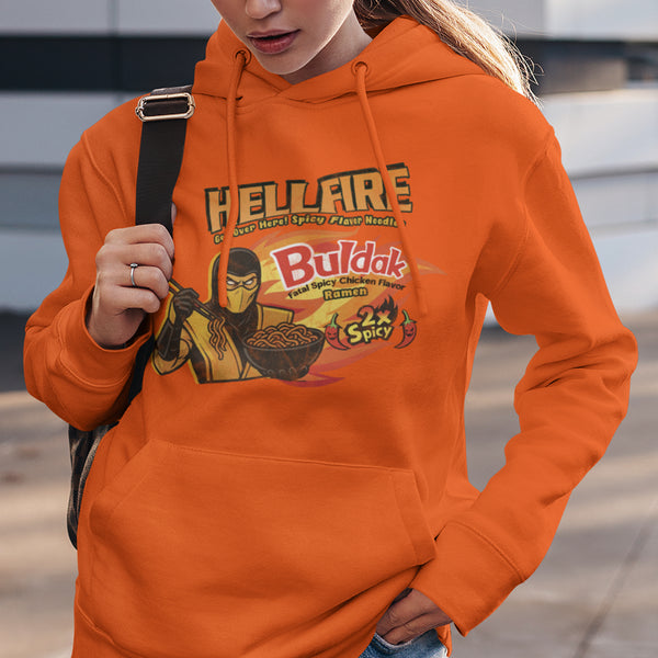 Scorpion Buldak Noodles Mortal Kombat Mashup Series (Unisex Sweatshirt/Hoodie)