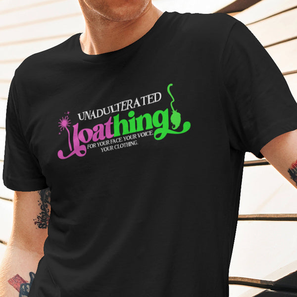 Unadulterated Loathing Pink/Green (Unisex Short Sleeve)