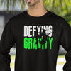 Defying Gravity White/Green (Unisex Sweatshirt/Hoodie)