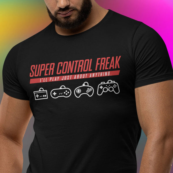 Super Control Freak - Super NES Retro (Unisex Short Sleeve)