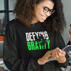 Defying Gravity White/Green (Unisex Sweatshirt/Hoodie)