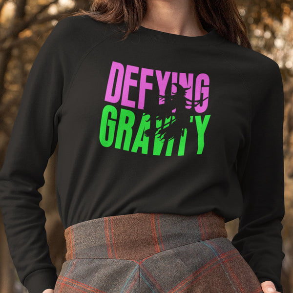 Defying Gravity Pink/Green (Unisex Sweatshirt/Hoodie)