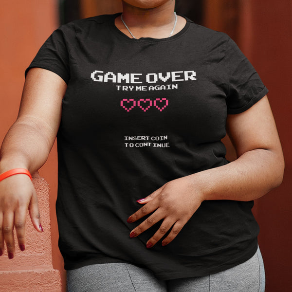 Game Over 2-Bit Arcade (Unisex Short Sleeve)