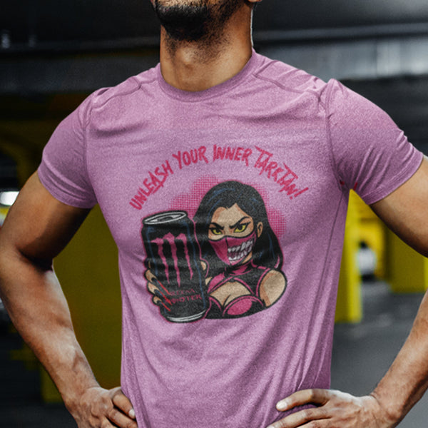 MK Mileena x Monster Energy Parody Mashup (Unisex Short Sleeve)