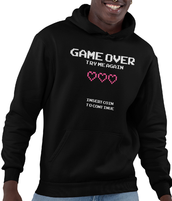 Game Over 2-Bit Arcade Hoodie (Men) - Rookie