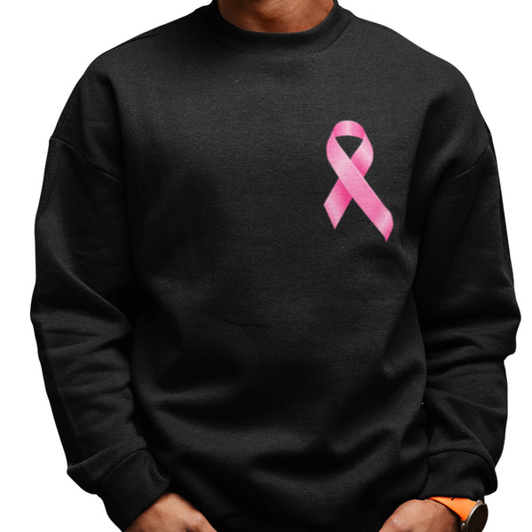 Pink Ribbon - Breast Cancer Awareness (Unisex Sweatshirt)