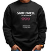 Game Over 2-Bit Arcade (Unisex Sweatshirt/Hoodie)
