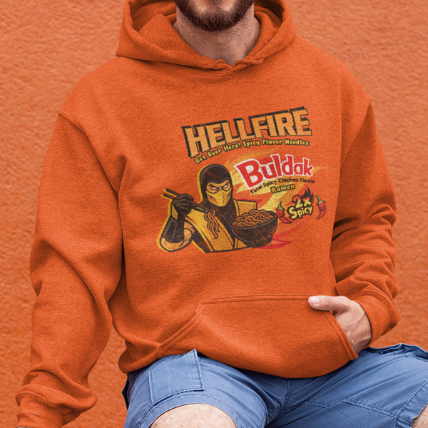 Scorpion Buldak Noodles Mortal Kombat Mashup Series (Unisex Sweatshirt/Hoodie)
