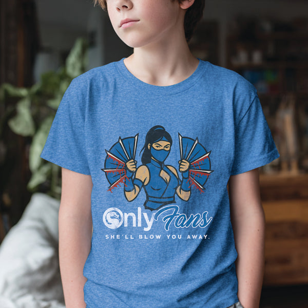 MK Kitana x OnlyFans Parody Mashup (Youth Short Sleeve)