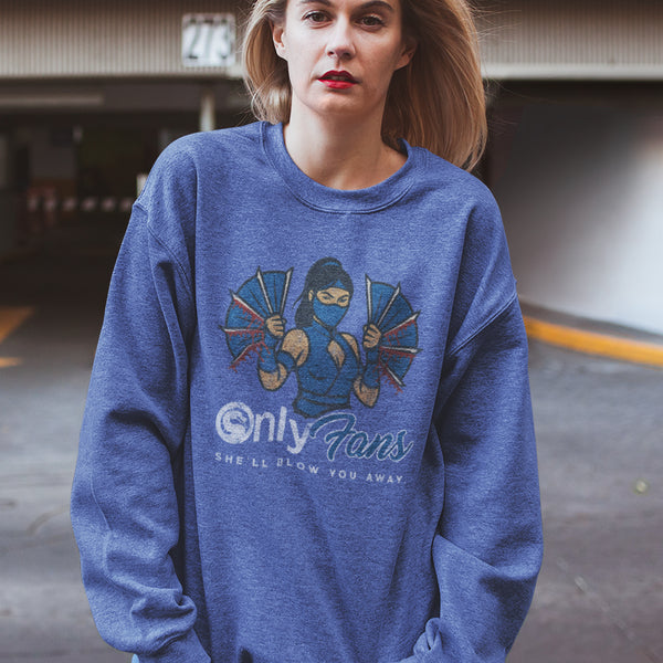 MK Kitana x OnlyFans Parody Mashup (Unisex Sweatshirt/Hoodie)