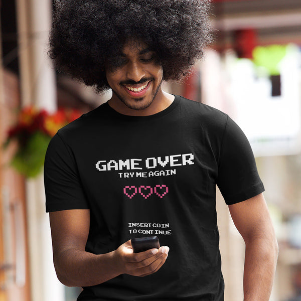 Game Over 2-Bit Arcade (Unisex Short Sleeve)