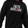 Faith, Hope, & Love (Men's Hoodie) - Rookie