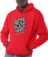 Super Proud Black Nerd Hoodie (Men) - Rookie