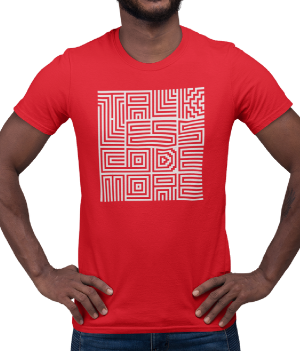 Talk Less, Code More (Unisex Short Sleeve)